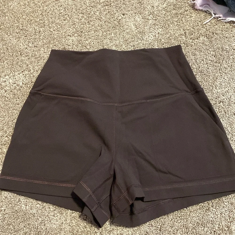 Brown Lululemon shorts (3.5 inseam) - Picture 1 of 2